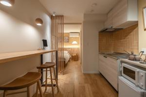 Dapur atau dapur kecil di Tokyo Modern Stay Shinjuku