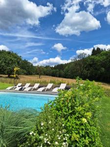 La pileta dentro o cerca de Le Clos du Cerf - Le Sous-bois