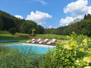 La pileta dentro o cerca de Le Clos du Cerf - Le Sous-bois