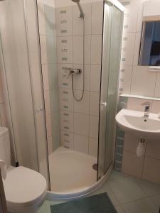 Un baño de Apartmány Freesia