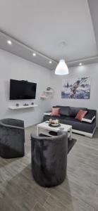 A television and/or entertainment centre at Apartmani i sobe Gromilovic