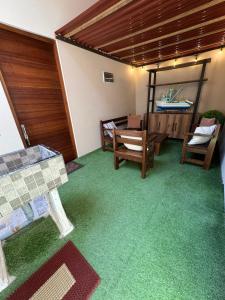 Ruang duduk di Loft Santuario & Oasis