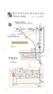 白馬村にあるルポゼ白馬のトラバーチンヒーターマップの回路図