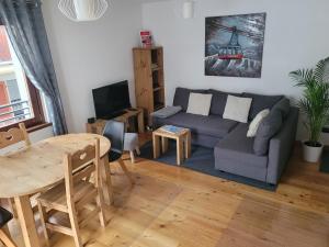 Prostor za sedenje u objektu 4-star apartments in Chamonix centre with free private parking