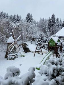 Το Cottage Kazka Lisu τον χειμώνα