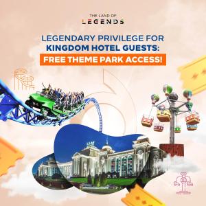 un prospectus pour l'accès au parc à thème Leavenworth dans l'établissement The Land Of Legends Kingdom Hotel - All-in Concept, à Belek