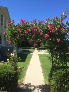 Puutarhaa majoituspaikan Château de la Ferrière ulkopuolella