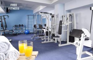 Posilňovňa alebo fitness centrum v ubytovaní COLORFACTORY SPA Hotel - Czech Leading Hotels