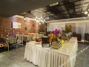 אזור ישיבה ב-James Joyce Coffetel Chengdu Jianshe Road Dongjiao Jiyi Square