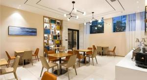 אזור ישיבה ב-City Comfort Inn Chengdu Dongjiao Memory