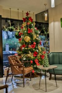 A seating area at Hotel Botanica