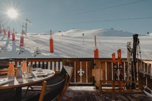 Ultima Hotel Courchevel om vinteren