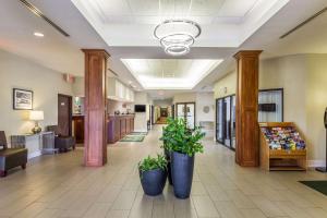 Lobbyen eller receptionen på Quality Suites Milwaukee Airport