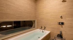 Bathroom sa Yufuin Luxury Villa -zakuro-