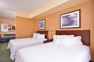 เตียงในห้องที่ SpringHill Suites Arundel Mills BWI Airport