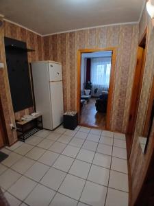 Cuina o zona de cuina de Квартира біля залізничного вокзалу