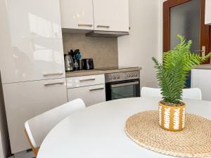 A kitchen or kitchenette at Serenity Apartment - Comfort