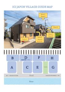 Plán poschodí v ubytovaní Ici Japon Village