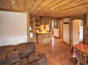 Una cocina o cocineta en Appartement confortable a Megeve | 46m² | Vue sur montagne