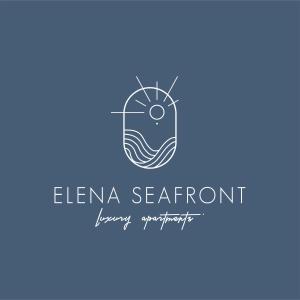 a logo for elena seafront inventory properties at Elena Seafront Luxury Apartments in Almirida