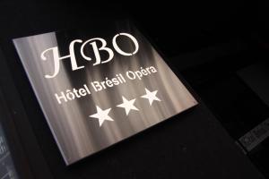 Certificat, premi, rètol o un altre document de Hôtel Brésil Opéra SPA