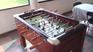 a large snooker table with at Hotel Real de Cuautla in Cuautla Morelos