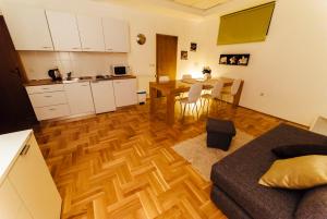 Virtuve vai virtuves zona naktsmītnē Apartment Đakovo