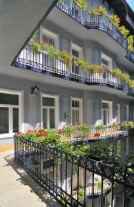 En balkong eller terrasse på Baross City Hotel - Budapest