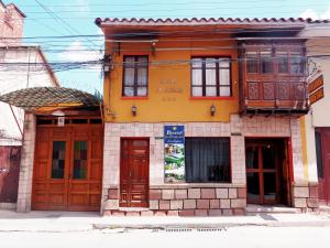 El edificio en el que está la pensión