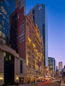 Uma visão geral de Nova York ou uma vista da cidade tirada do apart-hotel