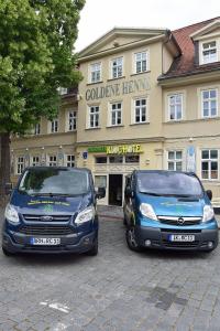 Naktsmītnes Hotel garni Goldene Henne pilsētā Arnštate fotogalerijas attēls