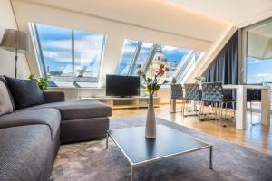 Un lugar para sentarse en Hotel Moments Budapest by Continental Group