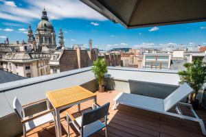 Un balcón o terraza en Hotel Moments Budapest by Continental Group