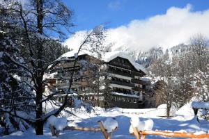 Hotel Garni St. Hubertus зимой