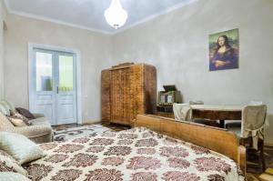 Кровать или кровати в номере Modern and Classic apart. Central location