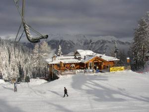 Chalet Degli Angeli during the winter