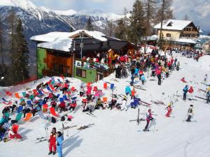 Chalet Degli Angeli during the winter