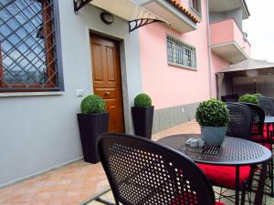 A balcony or terrace at Sleep And Fly Rome Airport