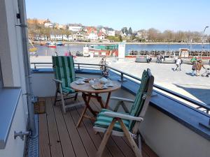 Balcony o terrace sa Apartment Lütte Bris