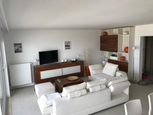 Η κουζίνα ή μικρή κουζίνα στο De Haan - Apartment Silverbeach