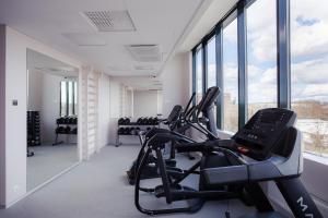 Fitness center at/o fitness facilities sa Hotel Tartu