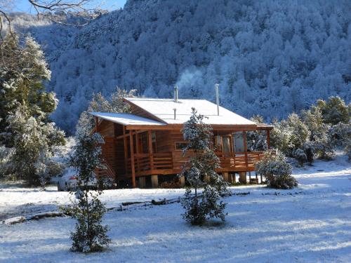 Cabañas Techo Azul žiemą