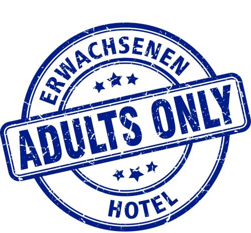 a stamp with the words american adults only at Boutique Hotel Weisses Kreuz - Adult only Hotel in Luzern