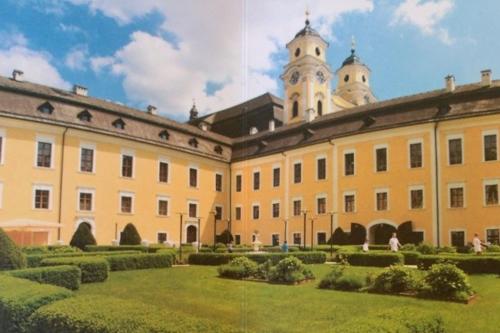 Κήπος έξω από το Wohnung Schloss Mondsee