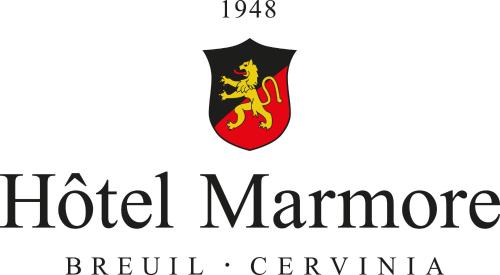 ブレウイル・チェルヴィナイアにあるHotel Marmoreのホテルマリオットマンチェスターブランデンブルクのロゴ