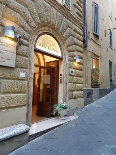 La fachada o entrada de Albergo Tre Donzelle