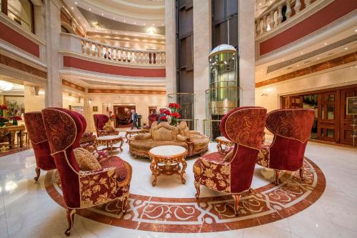 منطقة جلوس في Premier Palace Hotel Kyiv