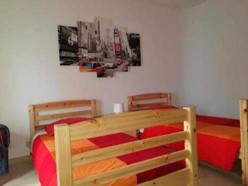 Lagos City Center Guest House & Hostel tesisinde bir oturma alanı