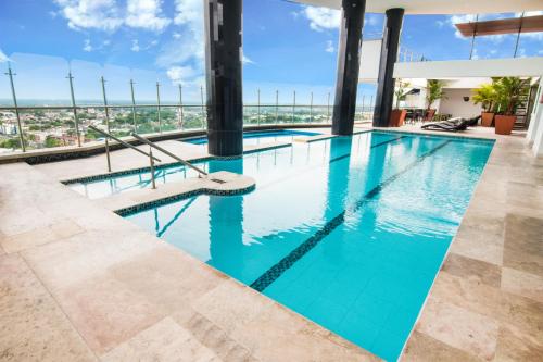 Swimming pool sa o malapit sa GHL Hotel Grand Villavicencio