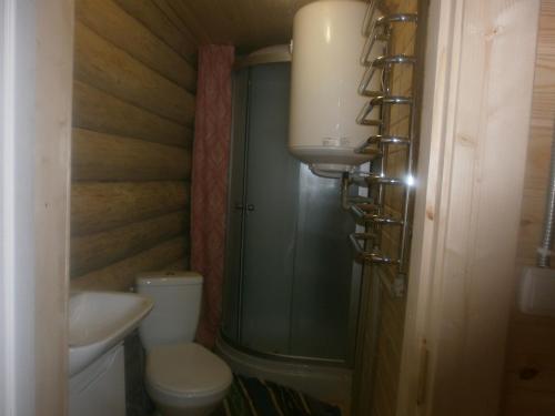 Ein Badezimmer in der Unterkunft Cottage Лісовий